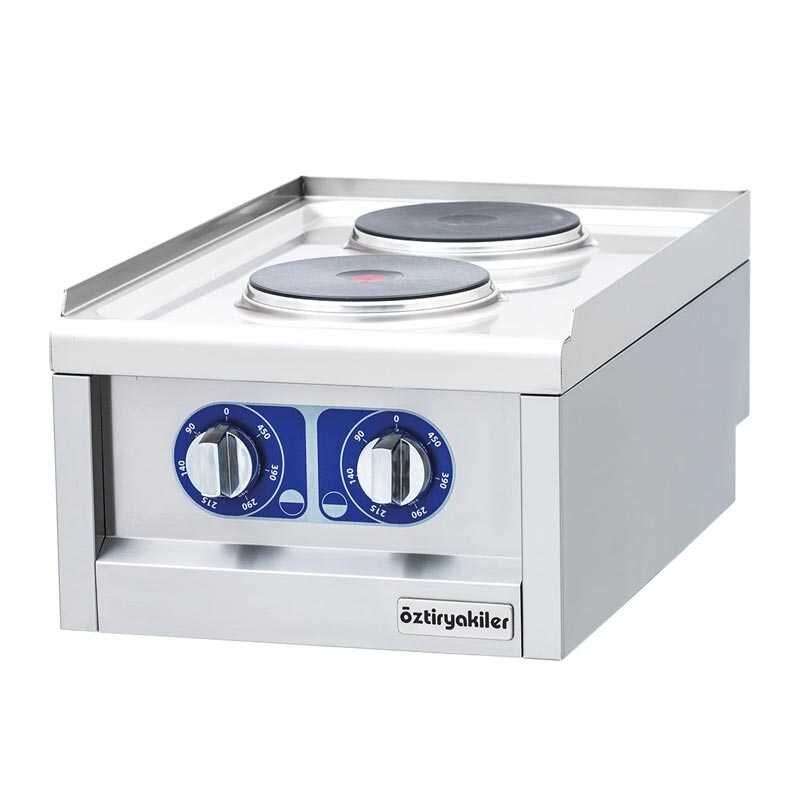 Öztiryakiler 600 Seri Set Üstü Ocak, 2 Gözlü, 40x60x26 cm, Elektrikli - Öztiryakiler