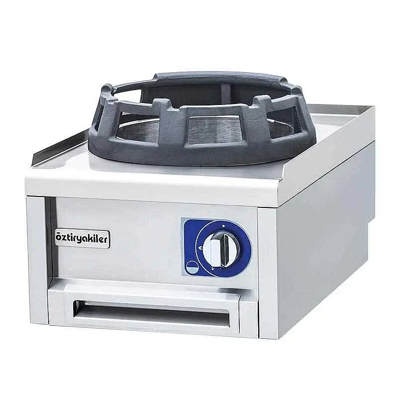 Öztiryakiler 600 Seri Set Üstü Wok Ocak, 40x60x26 cm, 12 kW, Gazlı - 1