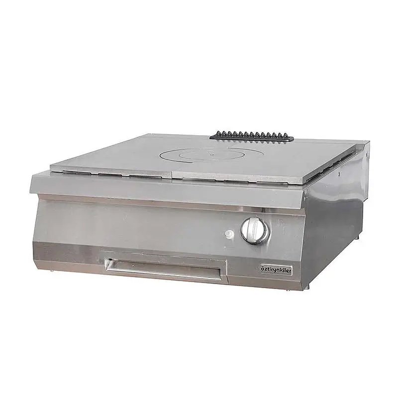 Öztiryakiler 700 Seri OSOG 8070 C Set Üstü Kapalı Döküm Ocak, 80x70x28 cm, Gazlı, 10 kW. - 1
