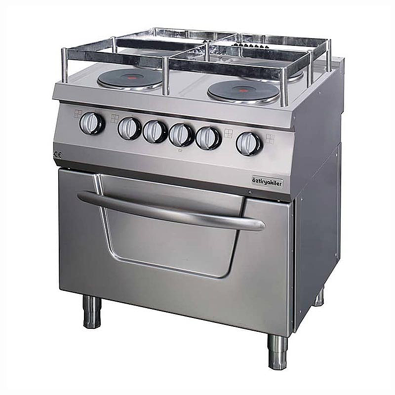 Öztiryakiler 900 Seri Gemi Model Fırınlı Kuzine, 4 Plate, Elektrikli, 80x90x85 Cm. - 1