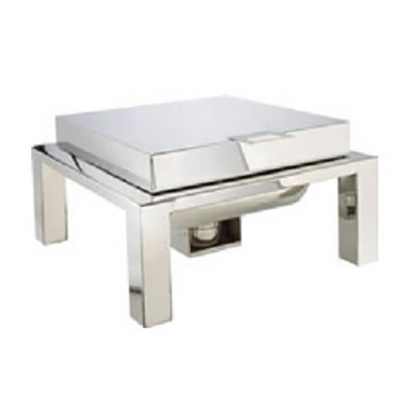 Öztiryakiler Ayaklı Dikdörtgen Chafing Dish, GN 2/3,6 Lt, Jel Yakıtlı, 49x47x24 cm. - 1