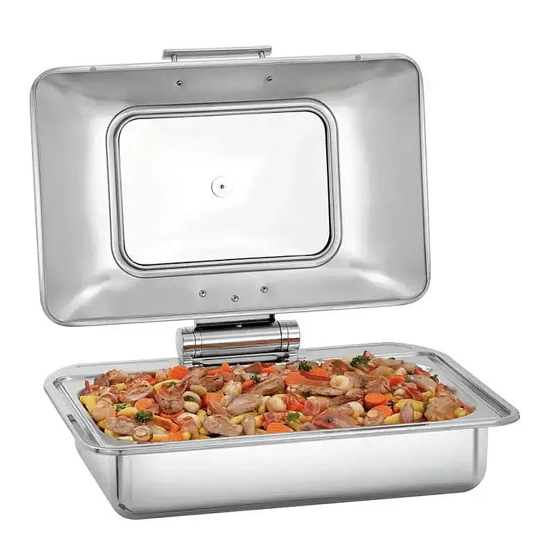 Öztiryakiler Bartscher İndüksiyonlu Isıtıcı Uyumlu Chafing Dish, GN 1-1, 8.5 Lt, Profesyonel - 1
