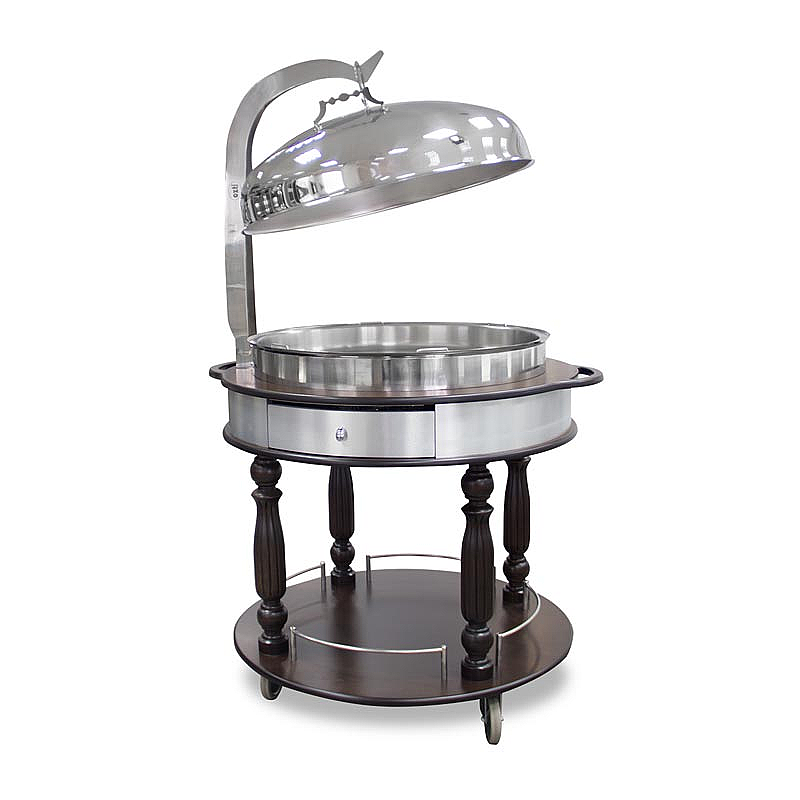 Öztiryakiler Chafing Dish Servis Arabası, 80 cm, Kolay Temizlenebilir - Öztiryakiler