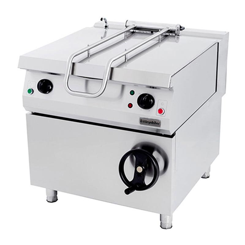 Öztiryakiler Devrilir Tava, 100x90x85 cm, 100 Lt, Gazlı, 8 mm Paslanmaz Taban - Öztiryakiler