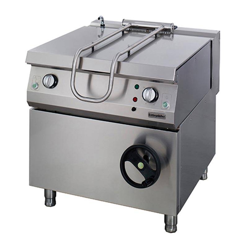 Öztiryakiler Devrilir Tava, 80x90x85 cm, 80 Lt Hacim, Elektrikli, Enerji Tasarruflu, 8 mm Paslanmaz Çelik - 1