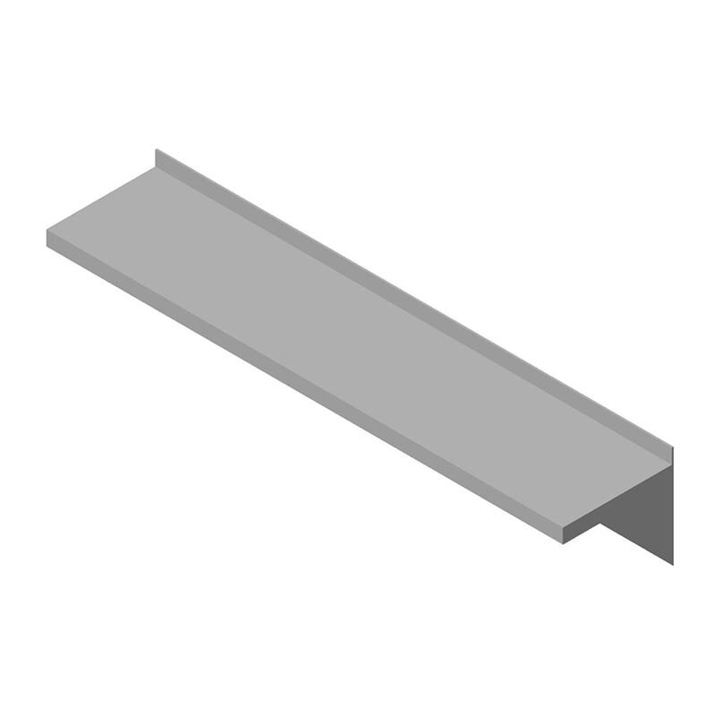 Öztiryakiler Duvar Rafı, 140x30 cm, Paslanmaz Çelik - Öztiryakiler