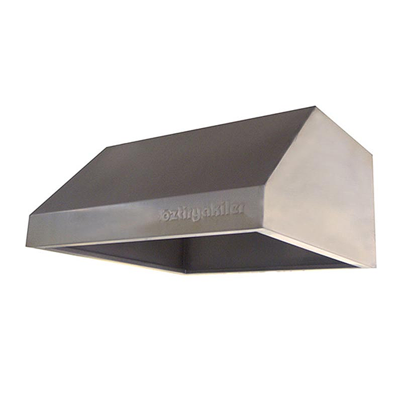 Öztiryakiler Duvar Tipi Filtresiz Davlumbaz, 300x120 cm, Endüstriyel - 1