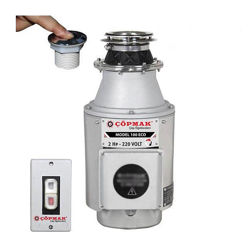 Öztiryakiler Evye Altı Çöp Öğütme Makinesi, 150 kg, 1400 rpm - Öztiryakiler