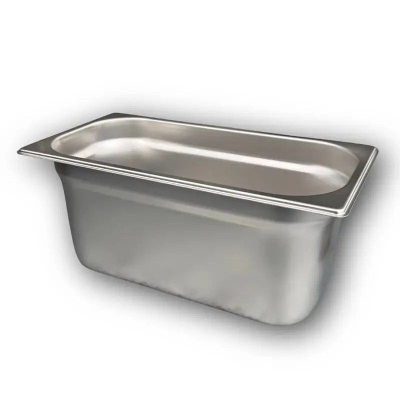 Öztiryakiler Gastronorm Küvet, Paslanmaz Çelik, GN 1/3-150 mm, 5.5 Lt. - 2