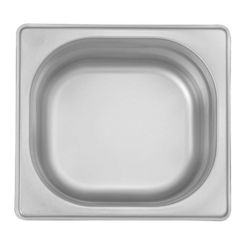 Öztiryakiler Gastronorm Küvet, Paslanmaz Çelik, GN 1/6-65 mm, 1 Lt. - 1