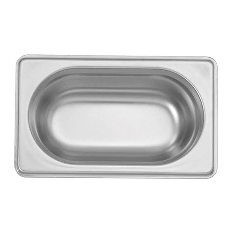 Öztiryakiler Gastronorm Küvet, Paslanmaz Çelik, GN 1/9-100 mm, 0.8 Lt. - 1