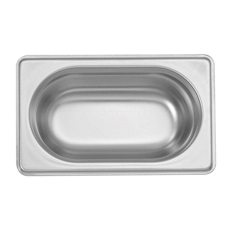 Öztiryakiler Gastronorm Küvet, Paslanmaz Çelik, GN 1/9-65 mm, 0,5 Lt. - 1