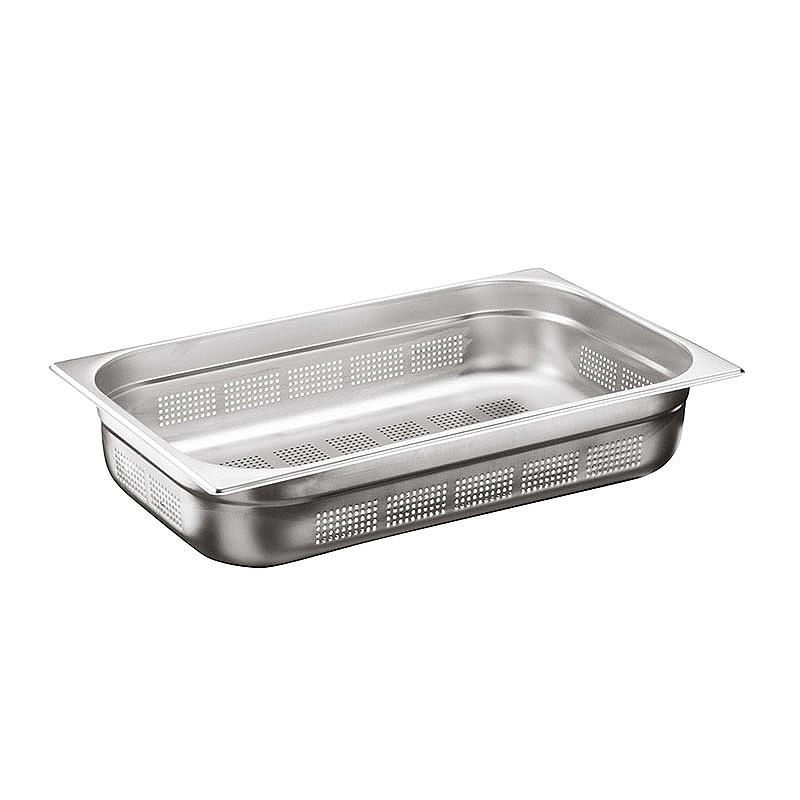 Öztiryakiler GN 1/1-100 mm Delikli Gastronorm Küvet, Paslanmaz Çelik - Öztiryakiler