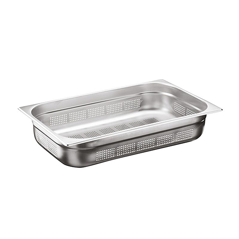 Öztiryakiler GN 1/1-20 mm Delikli Gastronorm Küvet, Paslanmaz Çelik - Öztiryakiler