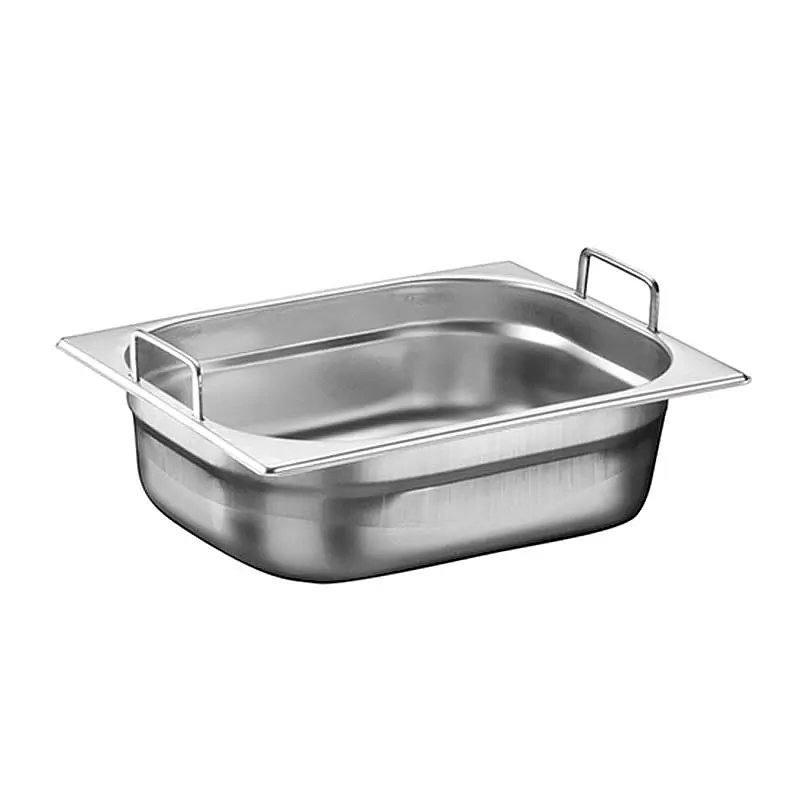 Öztiryakiler GN 1/2-100 mm Saplı Gastronorm Küvet, Paslanmaz Çelik - 1