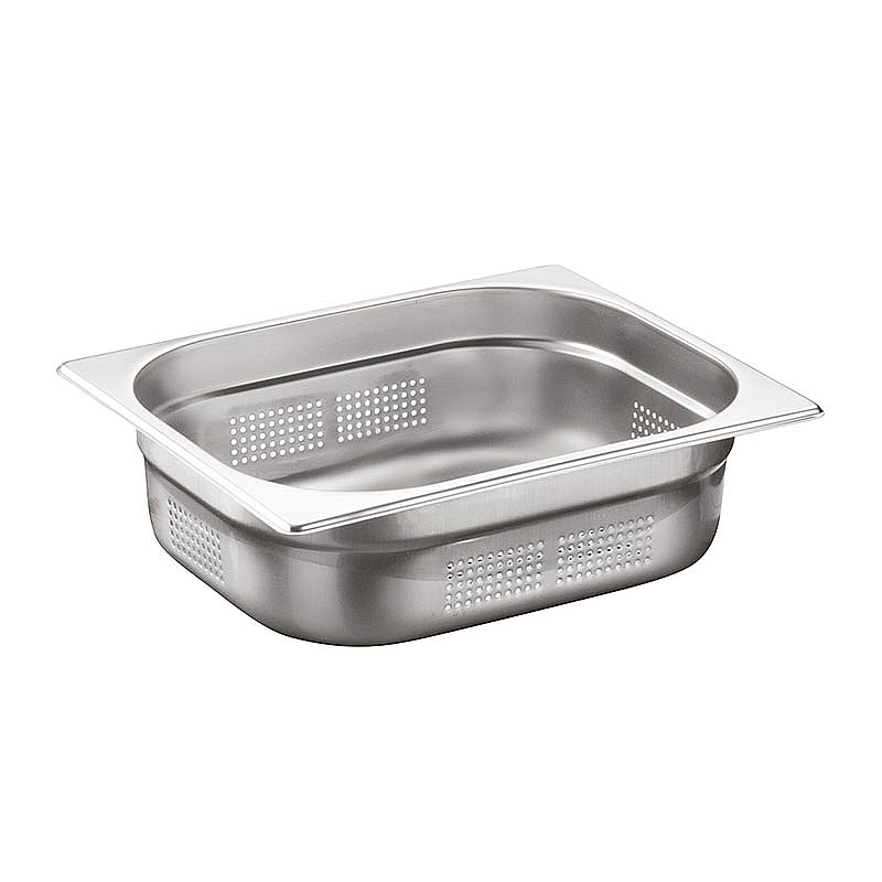 Öztiryakiler GN 1/2-200 mm Delikli Gastronorm Küvet, Paslanmaz Çelik - Öztiryakiler