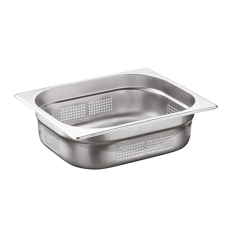Öztiryakiler GN 1/2-40 mm Delikli Gastronorm Küvet, Paslanmaz Çelik - Öztiryakiler