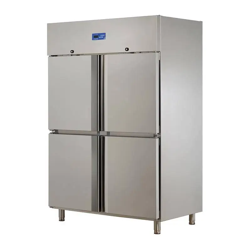 Öztiryakiler GN 1200 LMV Dik Tip Monoblok Derin Dondurucu, 4 Yarım Kapılı, 1400 Lt. - 1