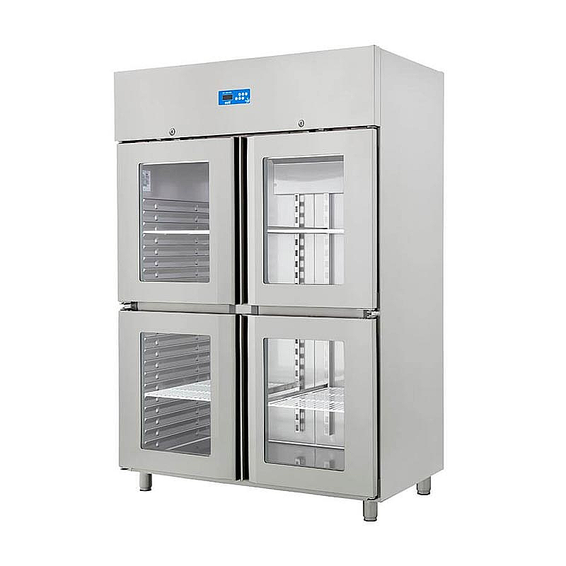 Öztiryakiler GN 1200 NMV 4 Cam Yarım Kapılı Buzdolabı, 1200 Lt, Özel Tel Kondenser - 1