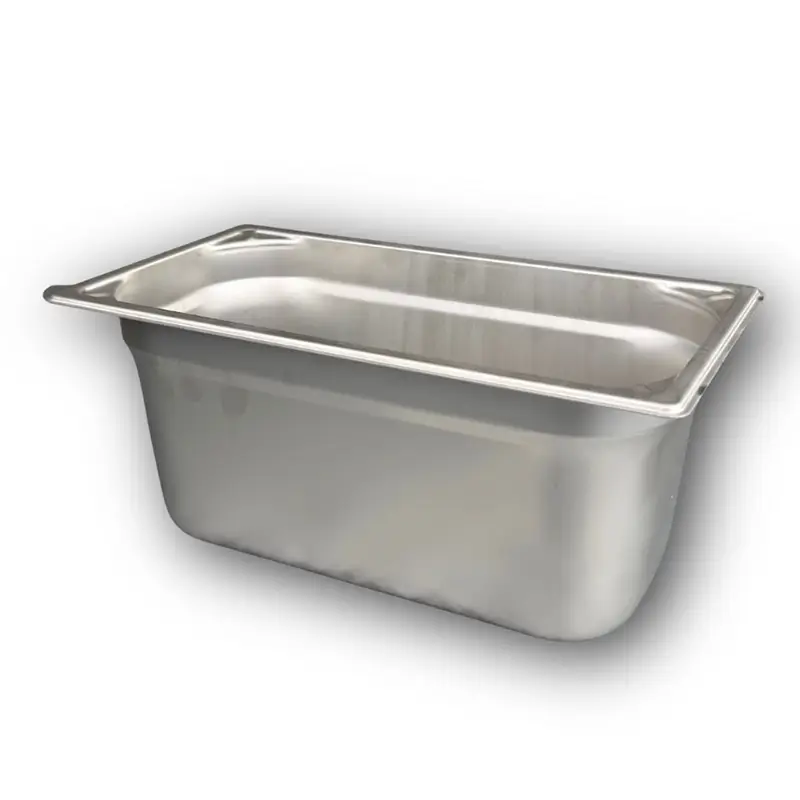 Öztiryakiler GN 1/3-150 mm Köşe Desenli Gastronorm Küvet, Paslanmaz Çelik - Öztiryakiler (1)