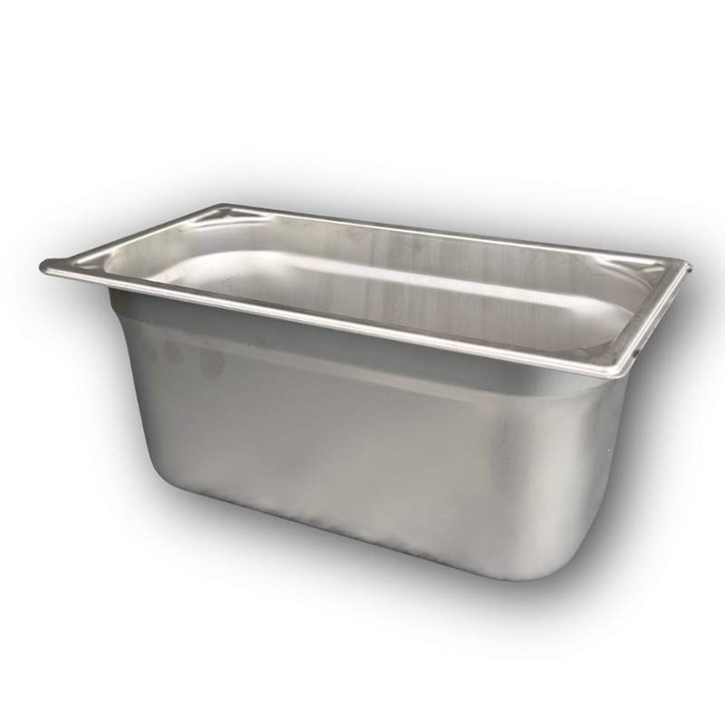 Öztiryakiler GN 1/3-150 mm Köşe Desenli Gastronorm Küvet, Paslanmaz Çelik - 2