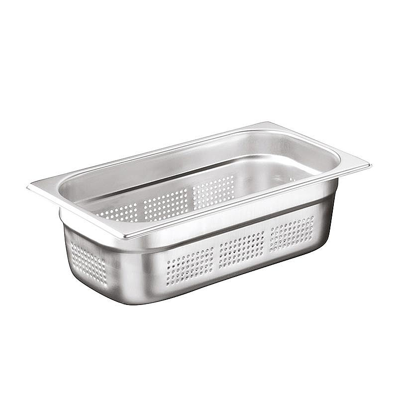 Öztiryakiler GN 1/3-200 mm Delikli Gastronorm Küvet, Paslanmaz Çelik - Öztiryakiler