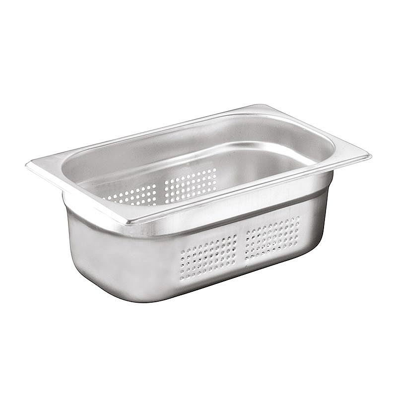 Öztiryakiler GN 1/4-100 mm Delikli Gastronorm Küvet, Paslanmaz Çelik - Öztiryakiler