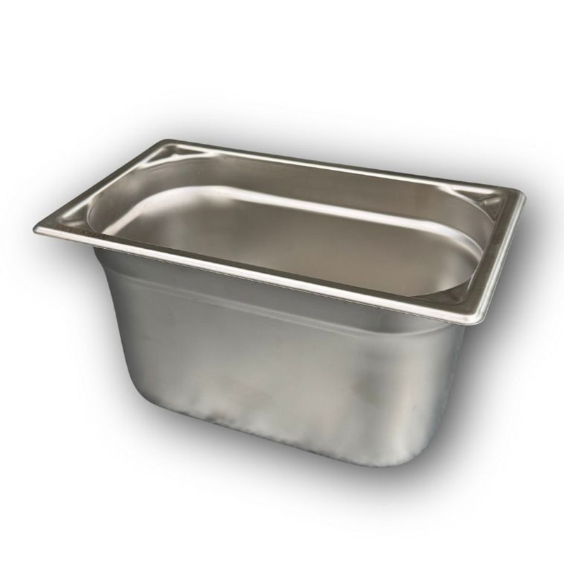 Öztiryakiler GN 1/4-150 mm Köşe Desenli Gastronorm Küvet, Paslanmaz Çelik - 2