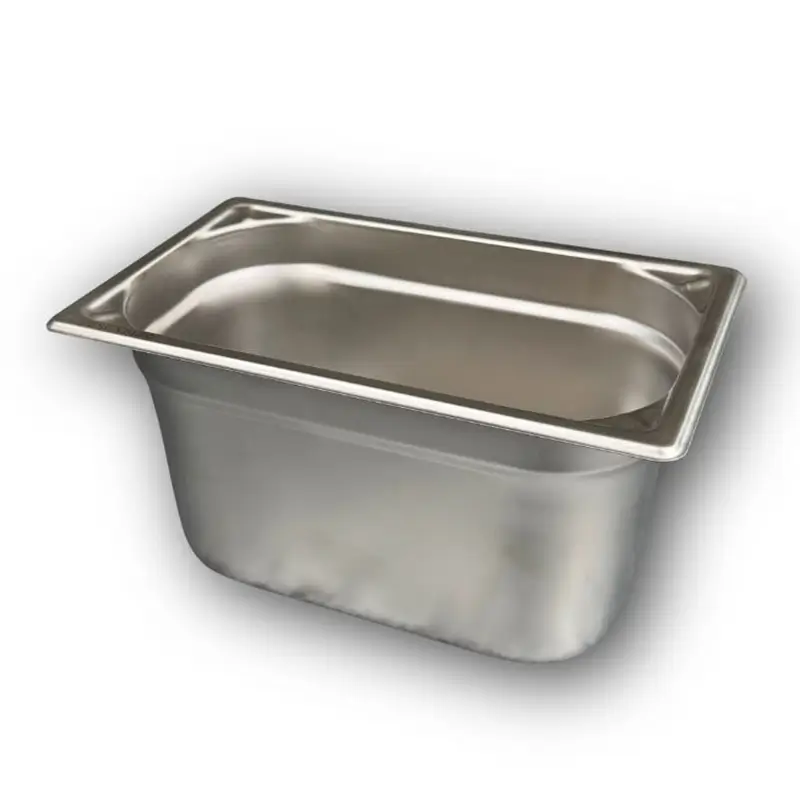 Öztiryakiler GN 1/4-150 mm Köşe Desenli Gastronorm Küvet, Paslanmaz Çelik - 2