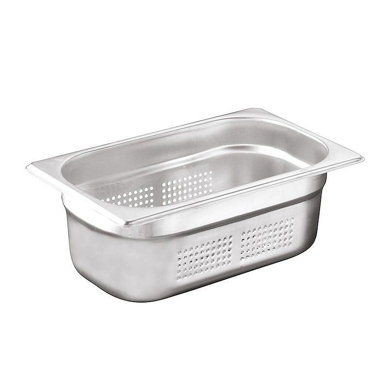 Öztiryakiler GN 1/4-20 mm Delikli Gastronorm Küvet, Paslanmaz Çelik - Öztiryakiler