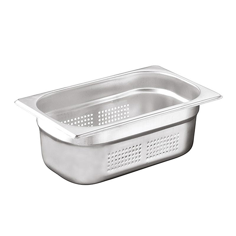 Öztiryakiler GN 1/4-40 mm Delikli Gastronorm Küvet, Paslanmaz Çelik - Öztiryakiler