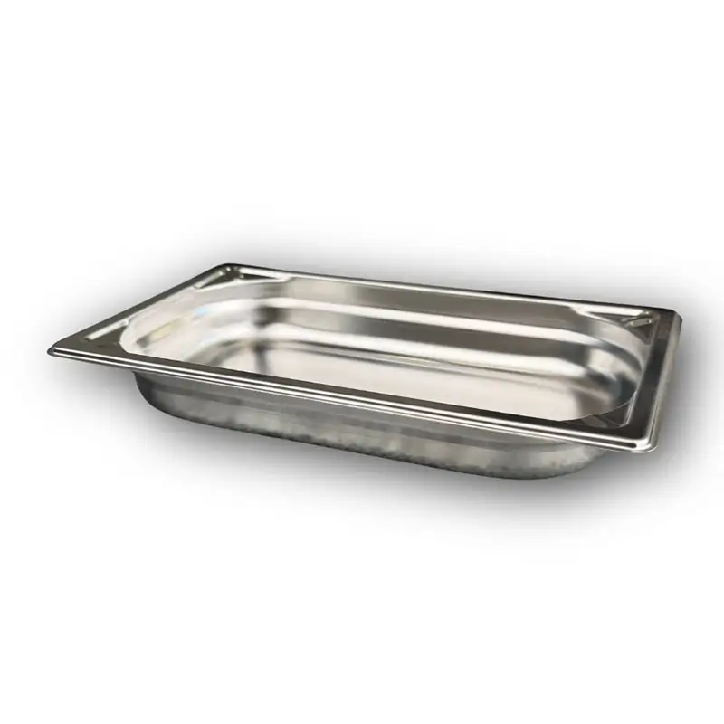 Öztiryakiler GN 1/4-40 mm Köşe Desenli Gastronorm Küvet, Paslanmaz Çelik - Öztiryakiler (1)