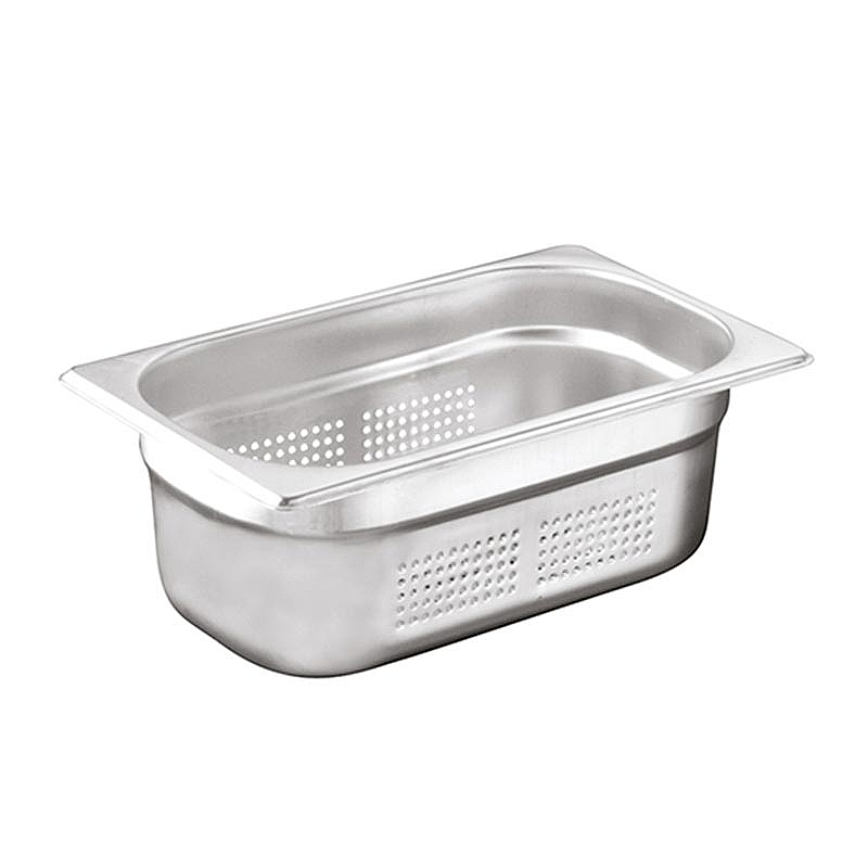 Öztiryakiler GN 1/4-65 mm Delikli Gastronorm Küvet, Paslanmaz Çelik - Öztiryakiler