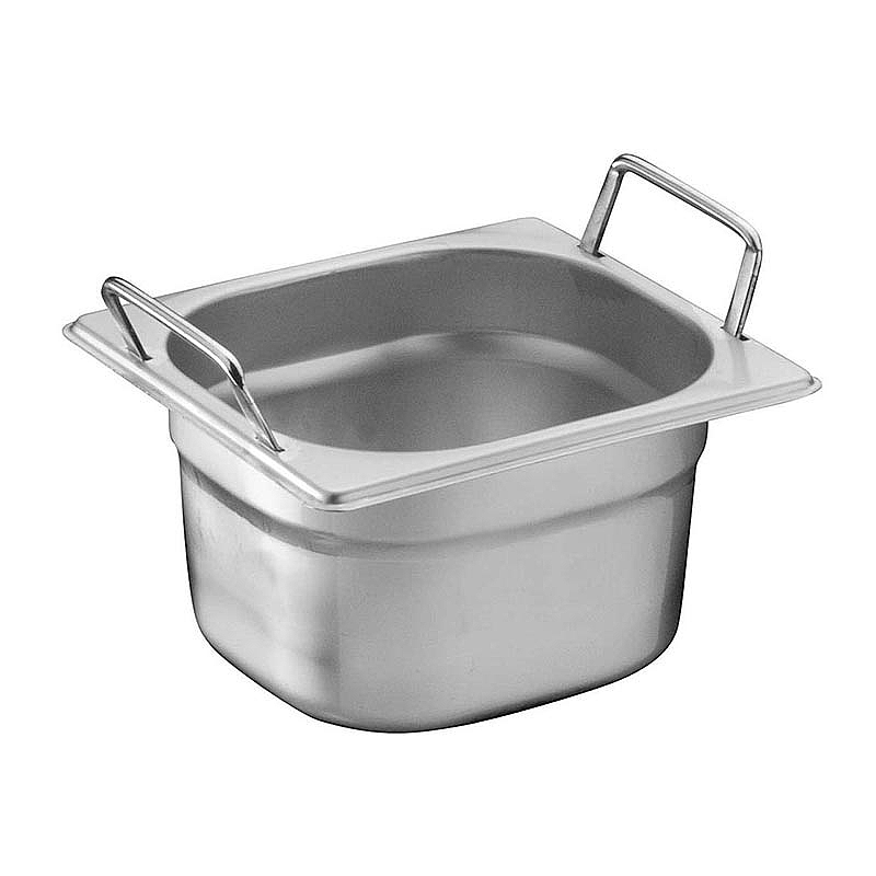 Öztiryakiler GN 1/6-100 mm Saplı Gastronorm Küvet, Standart, Paslanmaz Çelik - Öztiryakiler