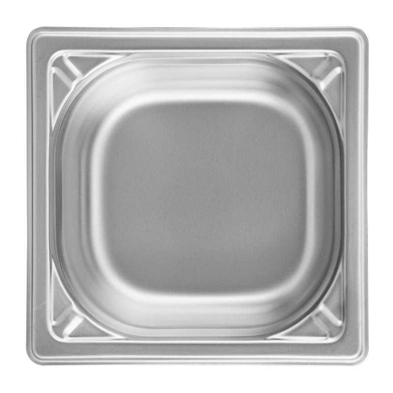 Öztiryakiler GN 1/6-65 mm Köşe Desenli Gastronorm Küvet, Paslanmaz Çelik - 1