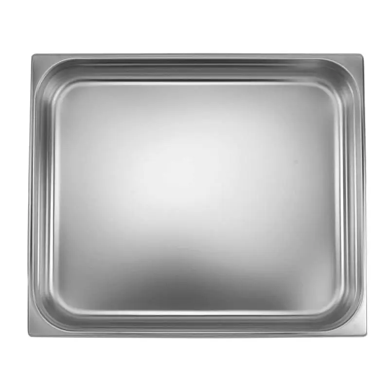 Öztiryakiler GN 2/1-150 mm Köşe Desenli Gastronorm Küvet, Paslanmaz Çelik - 1