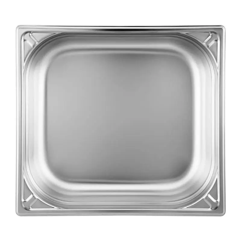 Öztiryakiler GN 2/3-150 mm Köşe Desenli Gastronorm Küvet, Paslanmaz Çelik - 1