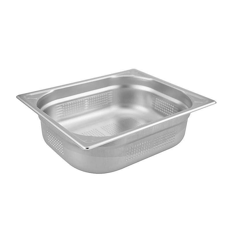 Öztiryakiler GN 2/3-40 mm Delikli Gastronorm Küvet, Paslanmaz Çelik - Öztiryakiler
