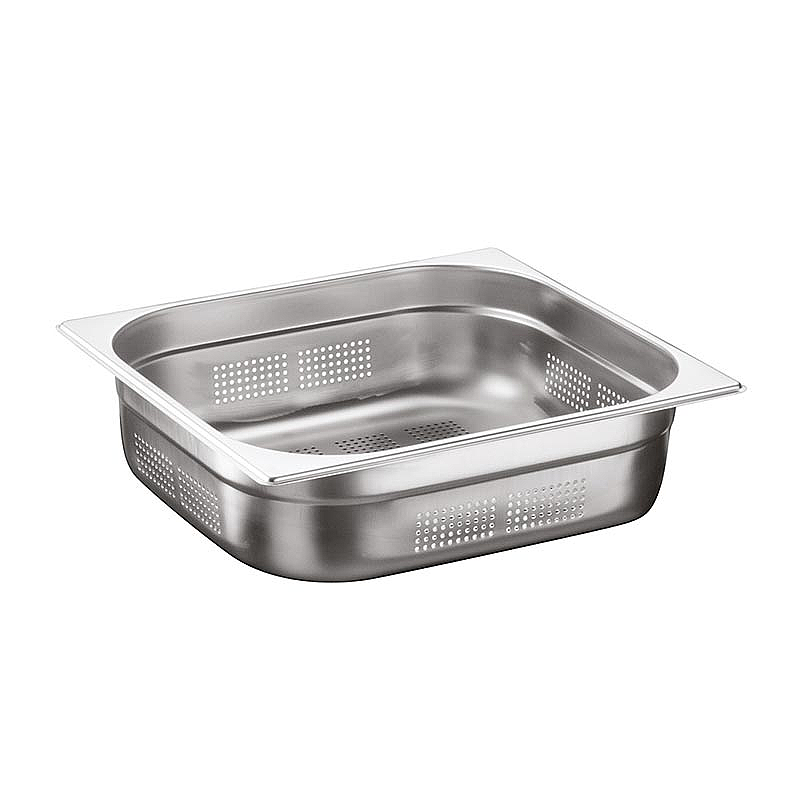 Öztiryakiler GN 2/3-65 mm Delikli Gastronorm Küvet, Paslanmaz Çelik - Öztiryakiler