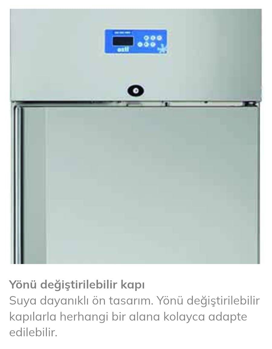 Öztiryakiler GN 600 LMV Dik Tip Monoblok Raflı Derin Dondurucu, Tek Kapılı, Dijital Kontrol Panelli - 4
