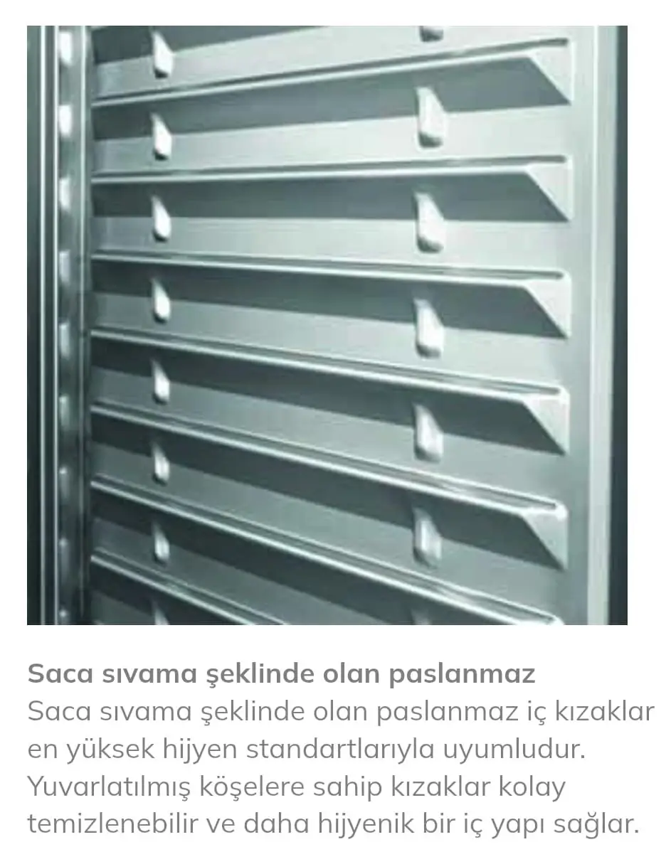Öztiryakiler GN 600 NMV Dik Tip Monoblok Buzdolabı, Çift Yarım Cam Kapılı, Dijital Kontrol Panelli - 9