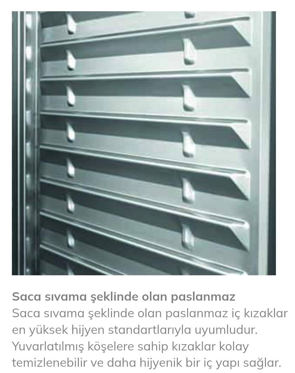 Öztiryakiler GN 600 NMV Dikey Tip Monoblok Buzdolabı, Çift Yarım Kapılı, Kontrol Panelli - 9