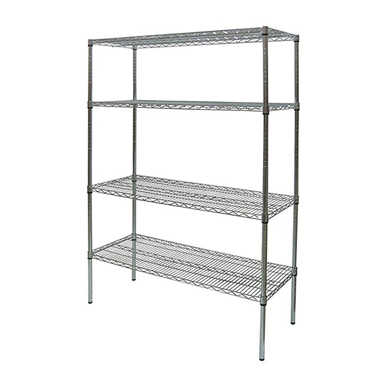 Öztiryakiler İstif Rafı, 4 Izgara Tabla, 160x70 cm, Paslanmaz Çelik - 1