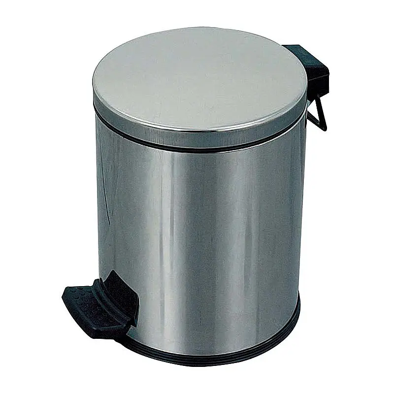 Öztiryakiler Kapaklı Paslanmaz Çöp Kovası, 5 Lt, 6.8 Kg. - 1