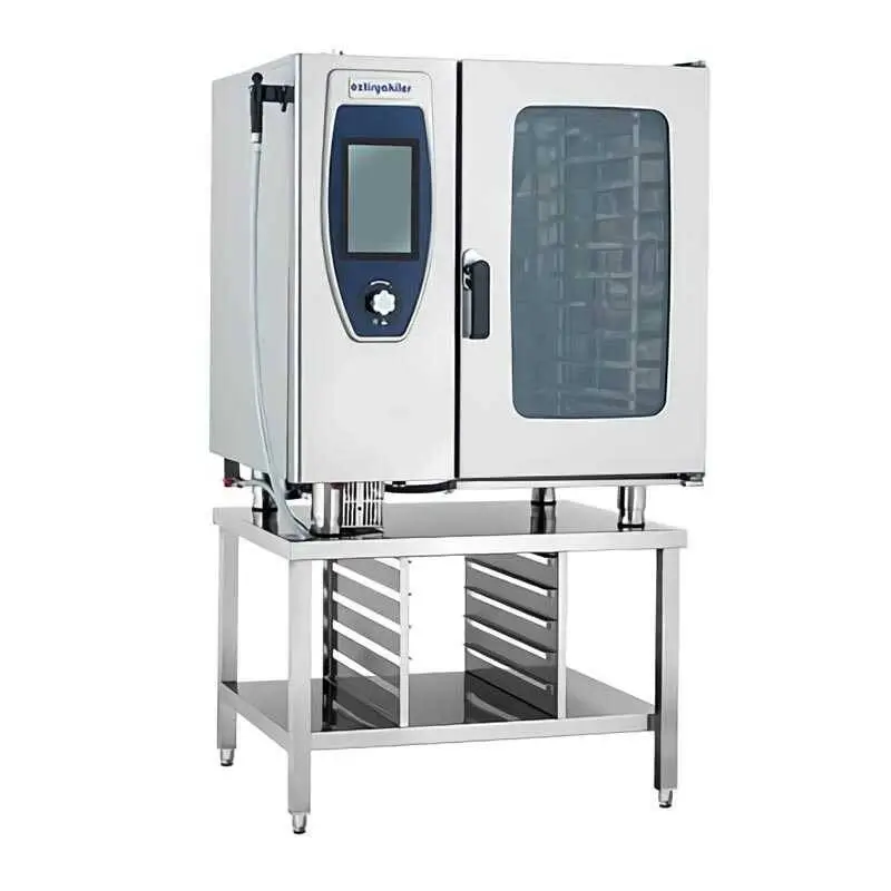 Öztiryakiler Konveksiyonlu Kombi Fırın, Emniyet Termostatlı, GN 1/1 10 Tepsi Kapasiteli, Elektrikli - 1