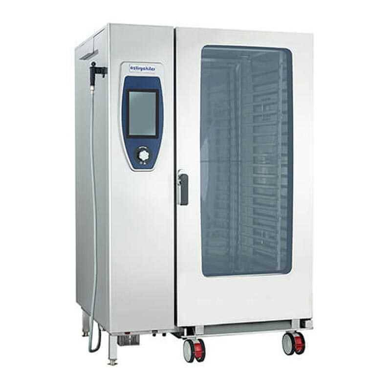 Öztiryakiler Konveksiyonlu Kombi Fırın, Emniyet Termostatlı, Kit Arabalı, GN 2/1 20 Tepsi Kapasiteli, Elektrikli - 1