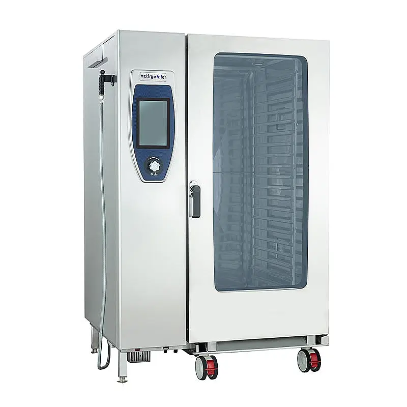 Öztiryakiler Konveksiyonlu Kombi Fırın, GN 1/1 40 Tepsi Kapasiteli, Gazlı, 40 kW. - 1