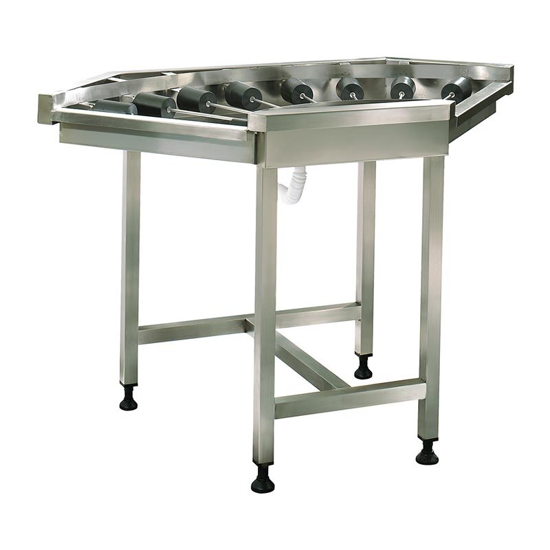 Öztiryakiler Konveyörlü Giriş Çıkış Tezgahı, 90 Derece, Paslanmaz Çelik - Öztiryakiler