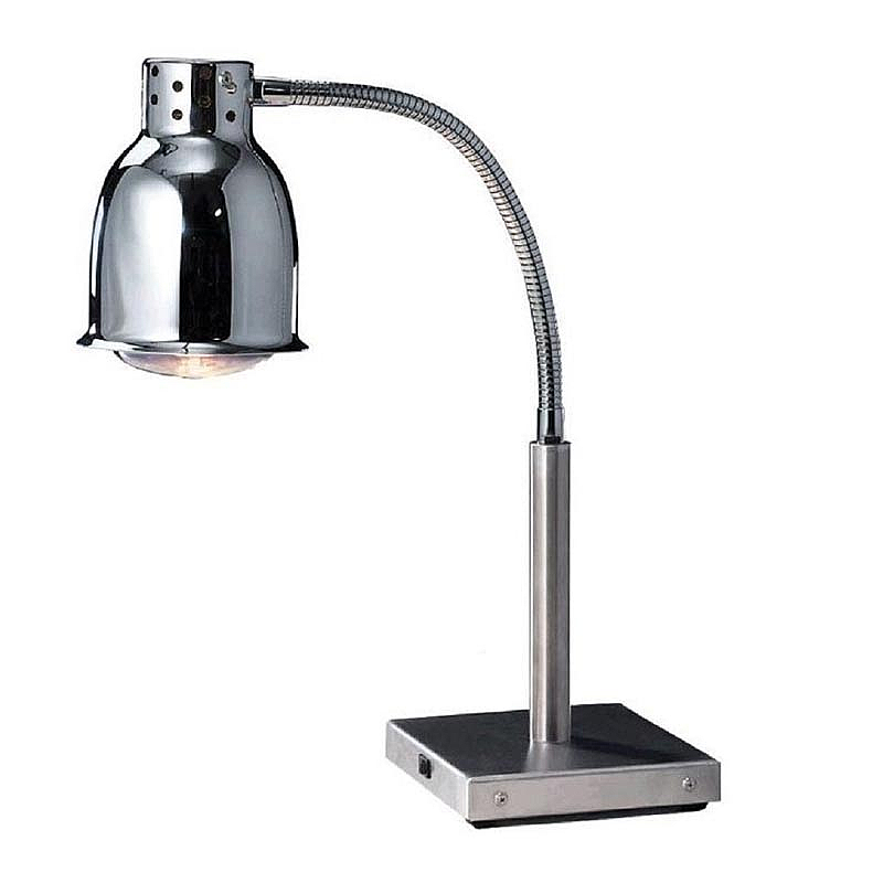 Öztiryakiler MRFHL11 Standlı Ayarlanabilir Kollu Sıcak Tutucu Lamba, 22x28x80 cm, Krom, 360 Derece Ayarlanabilir Kollu - Öztiryakiler