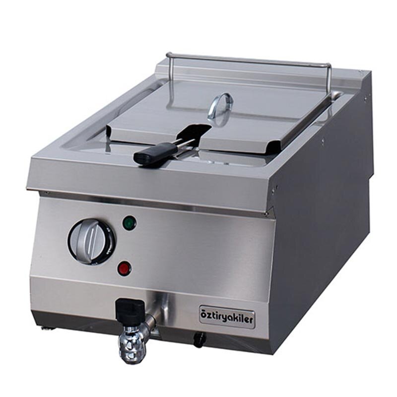 Öztiryakiler OFEI 4070 Set Üstü Fritöz, Tekli, Paslanmaz Çelik, 12 Lt, 40x70x30 cm, Elektrikli - Öztiryakiler